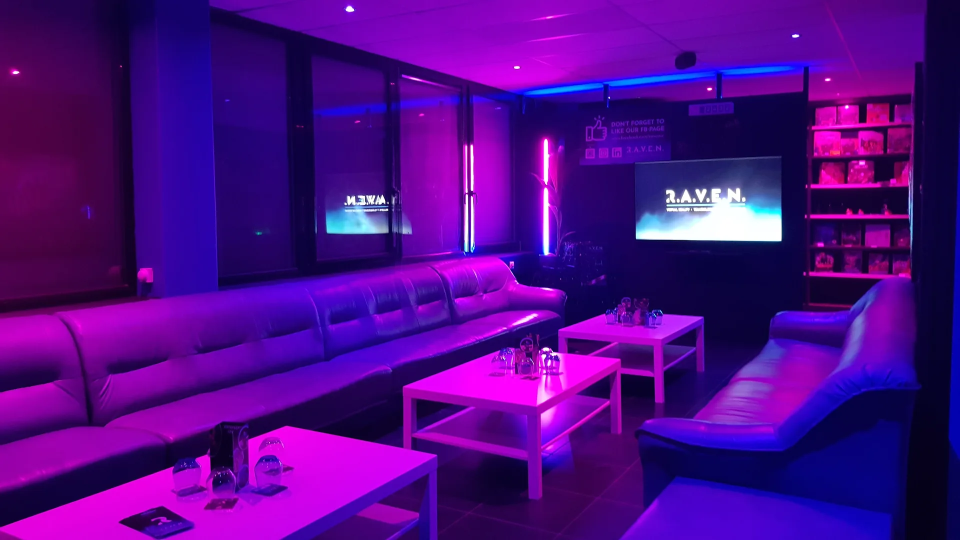 De lounge bij RAVEN